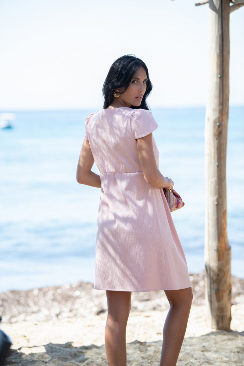 Robe grossesse mariage rose new arrivals