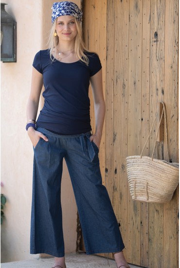 Pantalon de grossesse Léni bleu jean