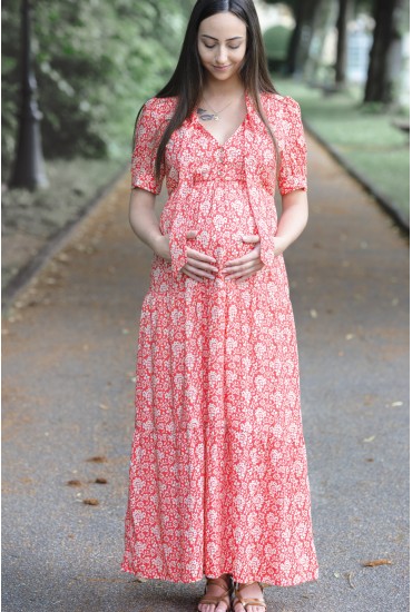 Robe longue de grossesse GAELLA