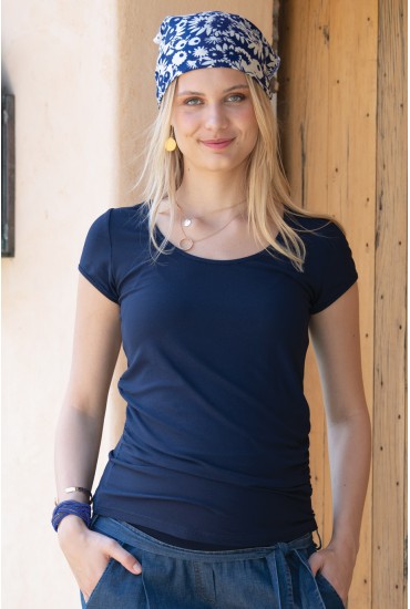 Tee shirt de maternité Elisa marine
