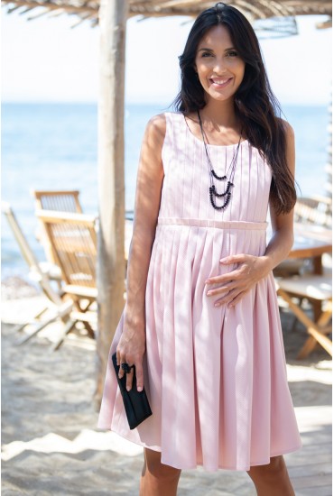 Robe de grossesse Rafaella rose blush
