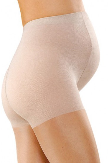 Collant maternité beige - 30 deniers