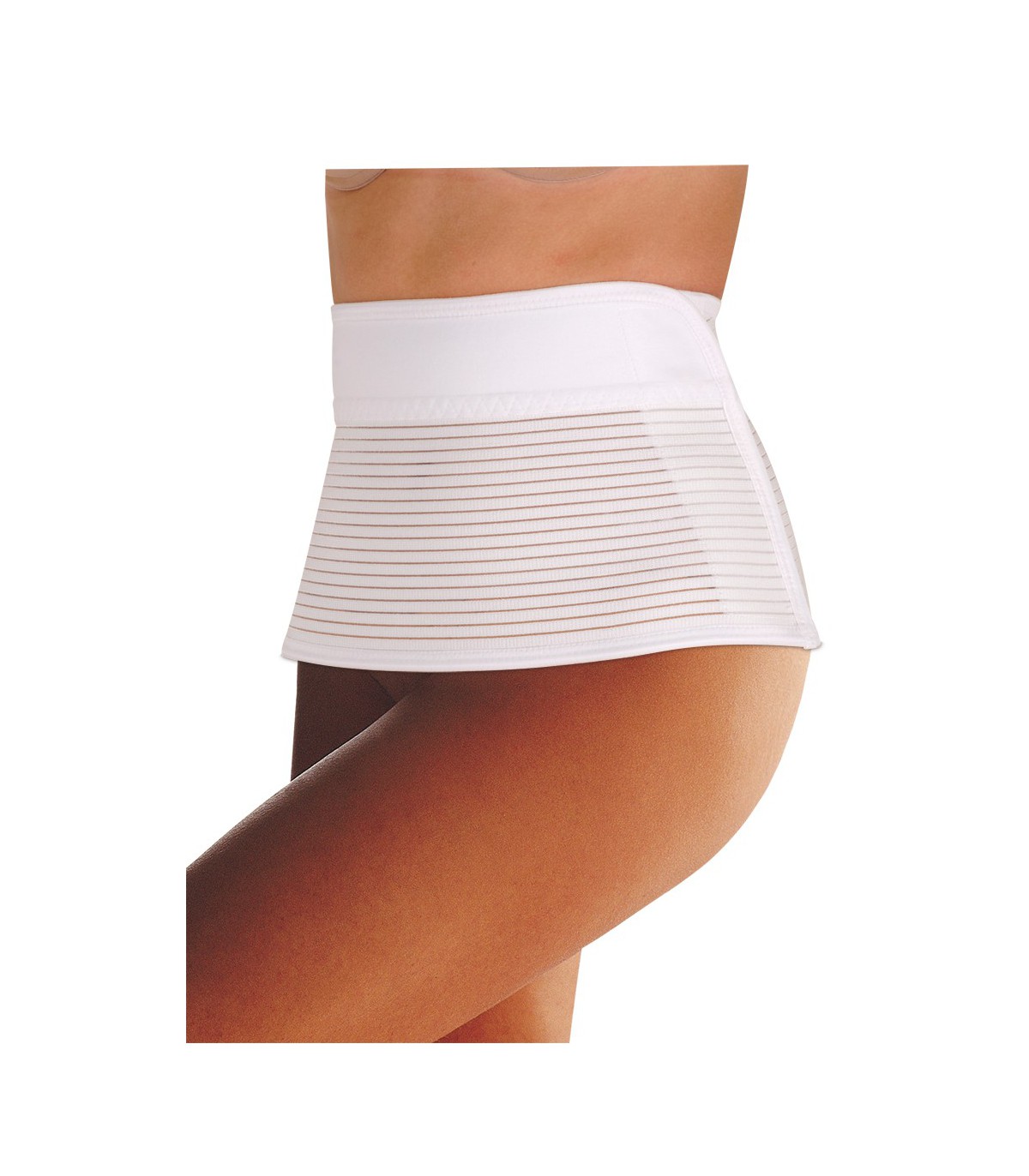 Post-Partum Ceinture élastique Ceinture Post Accouchement，Femmes Ceinture  Ventre Apres Grossesse/Ceinture de Bassin/Bande de Ceinture White,L :  : Mode