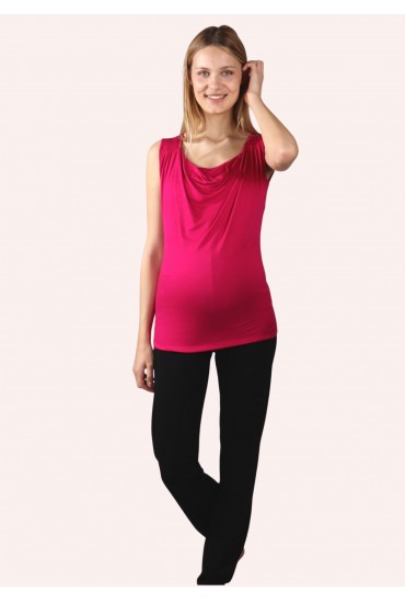 Pyjama de grossesse et allaitement Marie fuchsia & 335-870