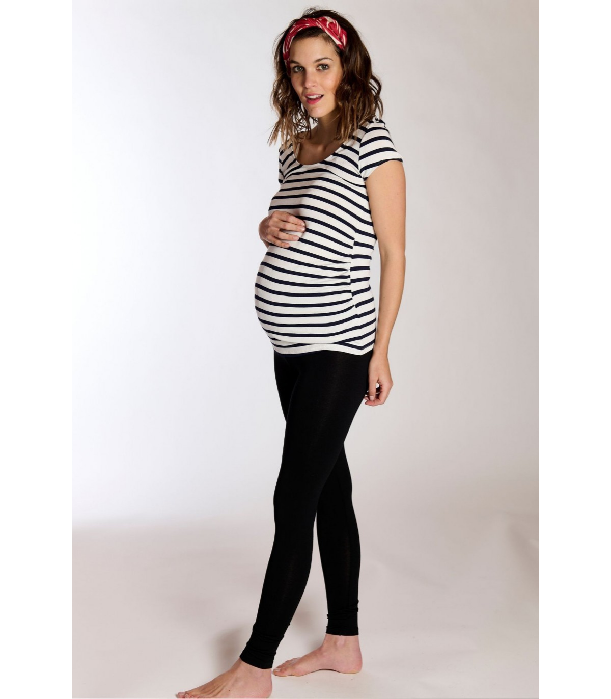 XXL - Blanc - Leggings de maternité pour femmes, vêtements de